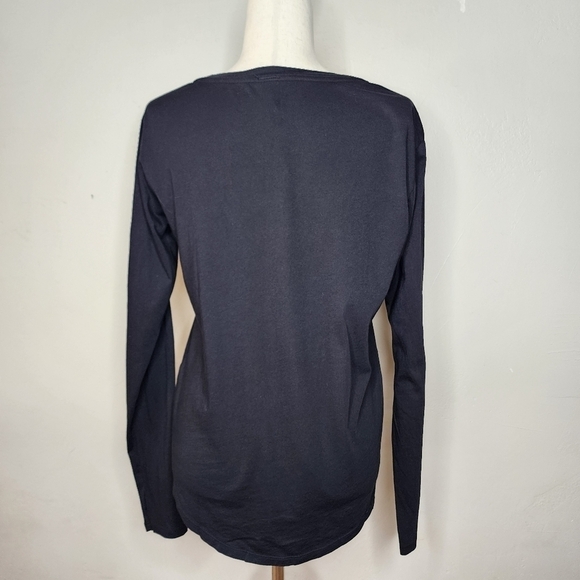 NWT Bobi Los Angeles Long‎ Sleeve Slouchy Boyfriend Tee Size XS - Picture 4 of 7